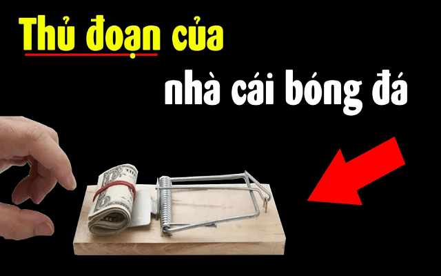 Thủ đoạn của nhà cái trong bóng đá 