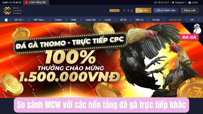 So sánh MCW với các nền tảng đá gà trực tiếp khác